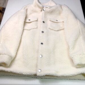 White Teddy Bear Jacket